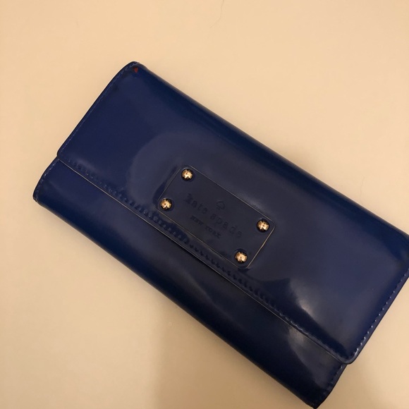 Kate Spade Blue Wallet - Picture 1 of 5
